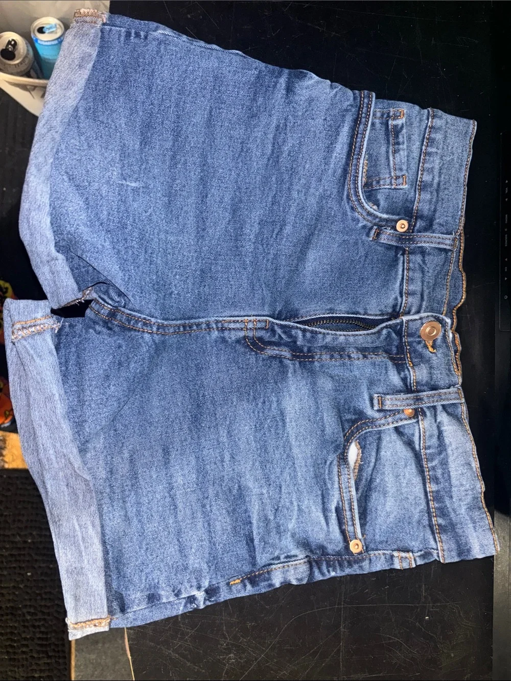 Classic Blue Denim Shorts